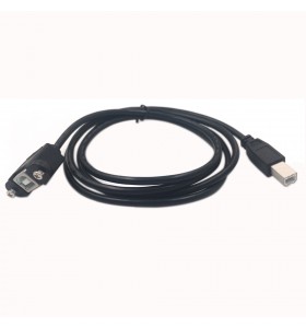 USB B male to USB B female print cable